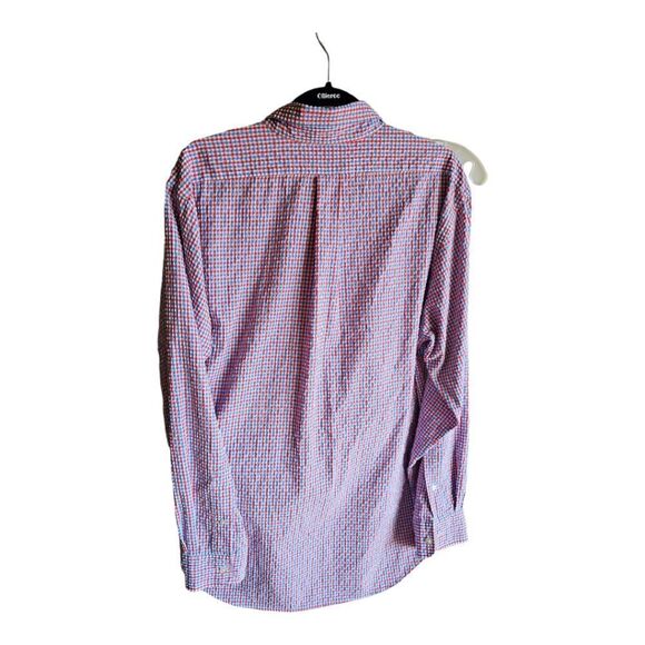 VINEYARD VINES PERFORMANCE Slim Fit Murray Gingham Check Shirt- Size Large - Picture 2 of 9